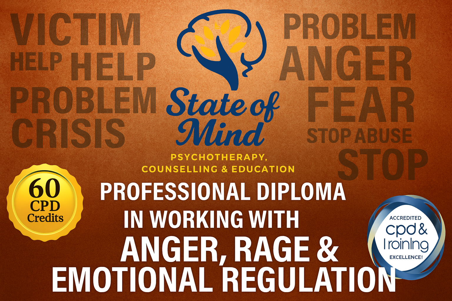 Professional Diploma in Working with Anger, Rage &amp; Emotional Regulation